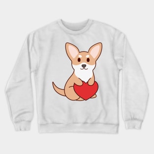 Chihuahua Heart Crewneck Sweatshirt